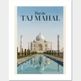 Visit Taj Mahal Posters and Art